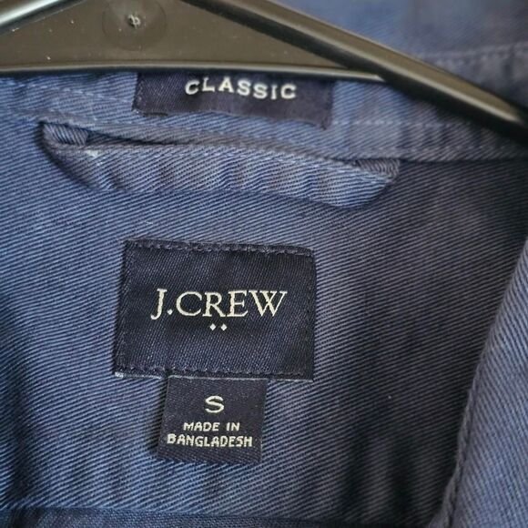 J. Crew Men's Navy Button Down Shirt - Picture 4 of 4